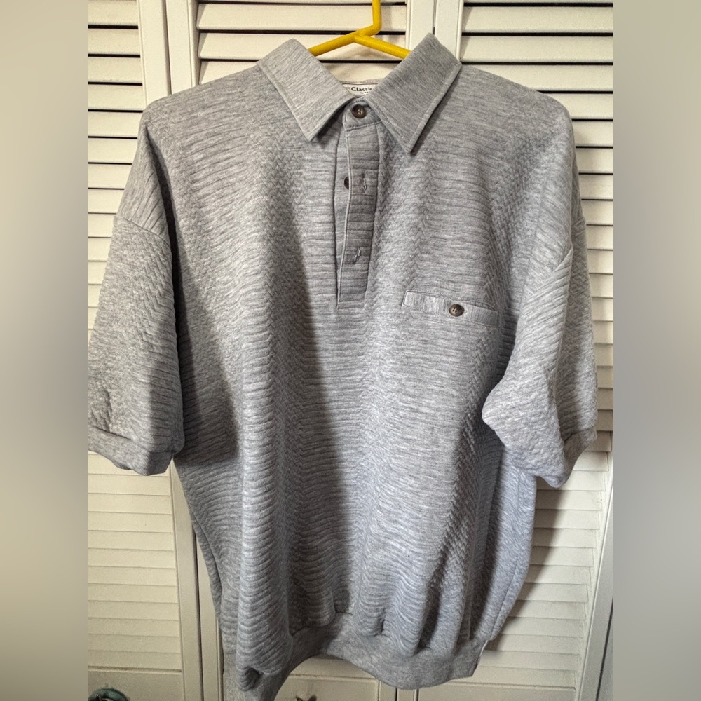 Classics by Palmland Gray T-Shirt soft sweater like feel XL